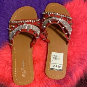 Brand new with tag, forever cute sandals, size 9